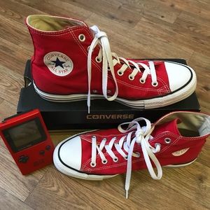 [Converse] Men’s Red All-Star Sneakers